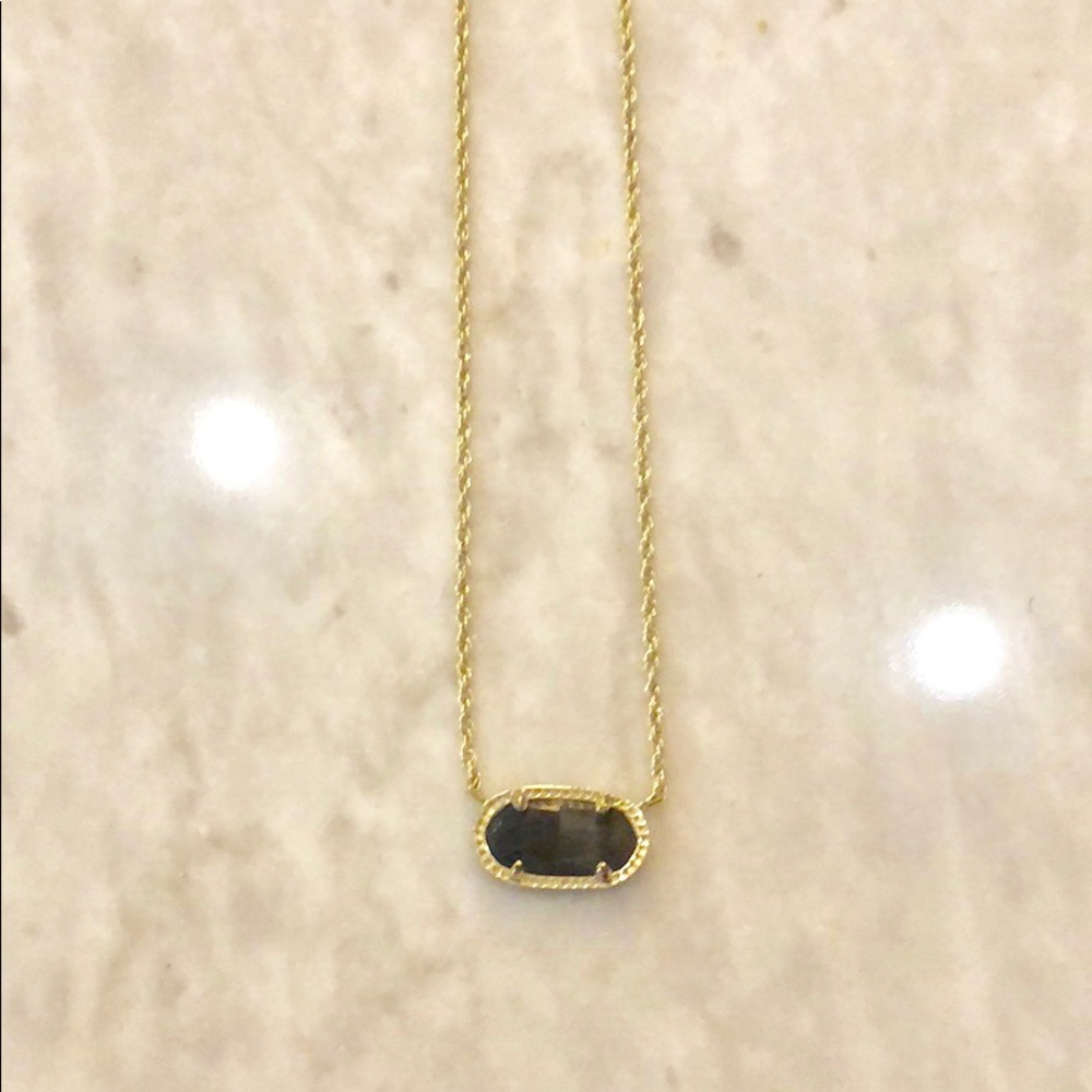 Original Kendra Scott Elisa, Black cats eye